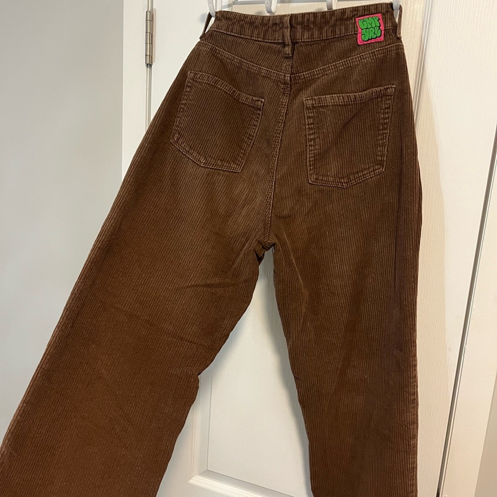 Zumiez Brown Corduroy Straight Leg Jeans